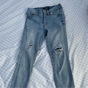 High rise jeans